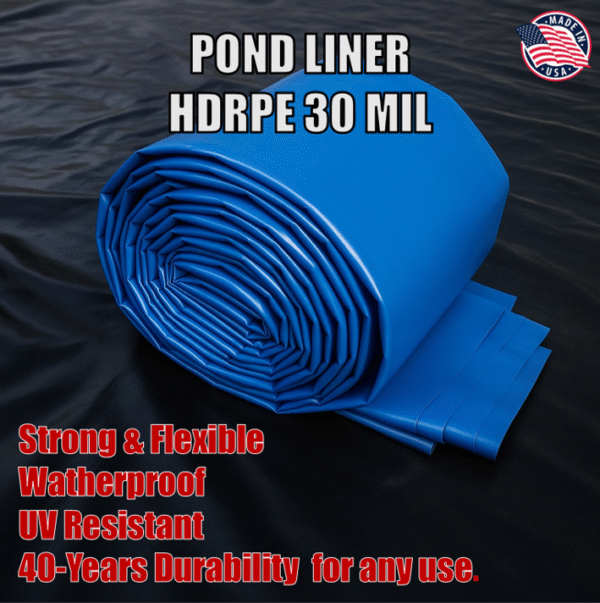 140X181 Pond Liner HDRPE 30/40 Year, Best Seller 2025, Free Shipping!! - Image 3